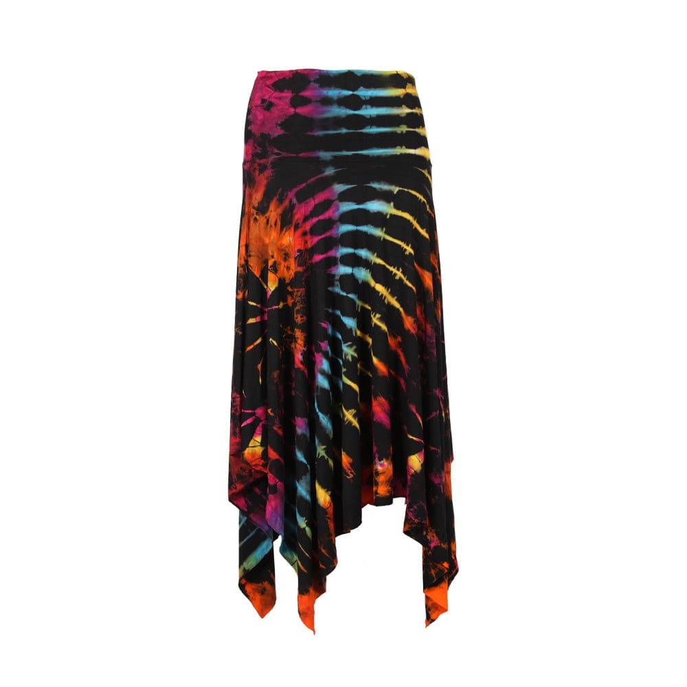 Tie Dye Midi Skirt