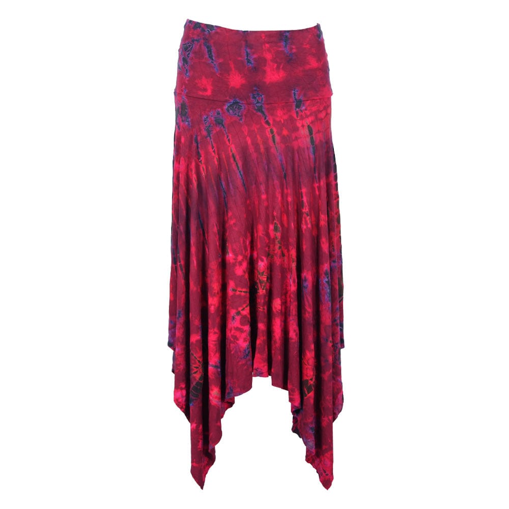 Tie Dye Midi Skirt