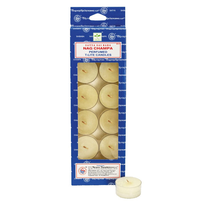 Nag Champa Set of 12 Tealight Candles