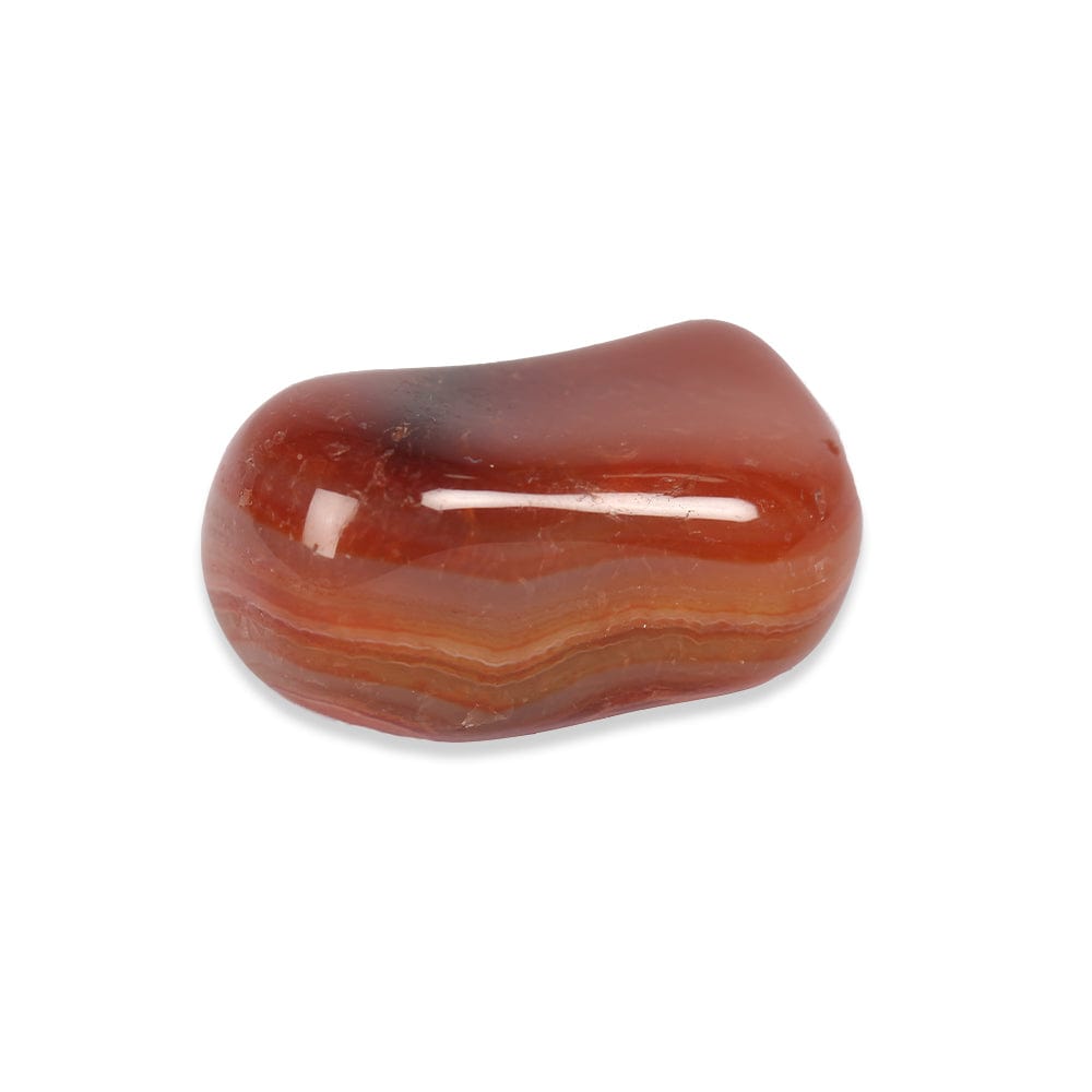 Carnelian Crystal Tumble Stone - Motivation . Passion . Happiness