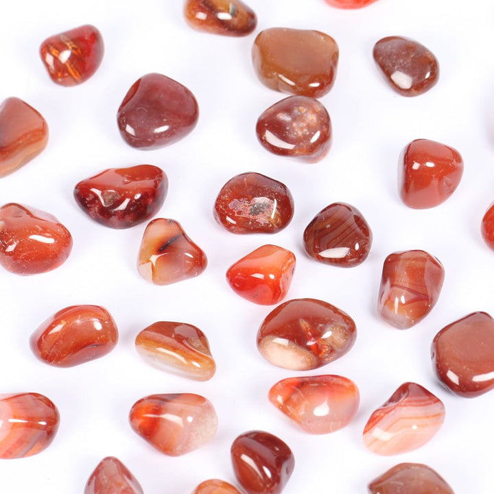 Carnelian Crystal Tumble Stone - Motivation . Passion . Happiness