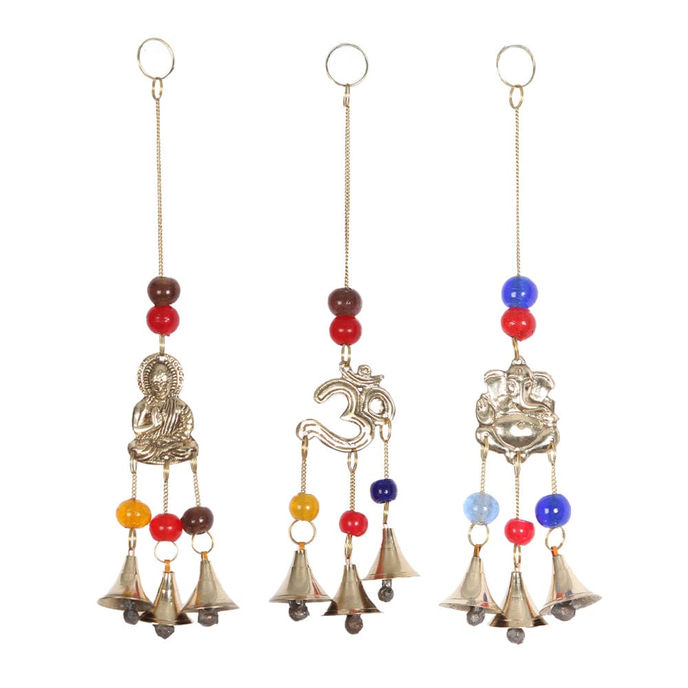 Mini Hindu Brass Hanging Bells