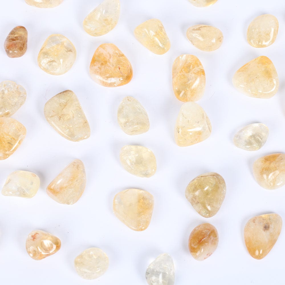 Citrine Crystal Tumble Stone - Enthusiasm . Wealth . Optimism