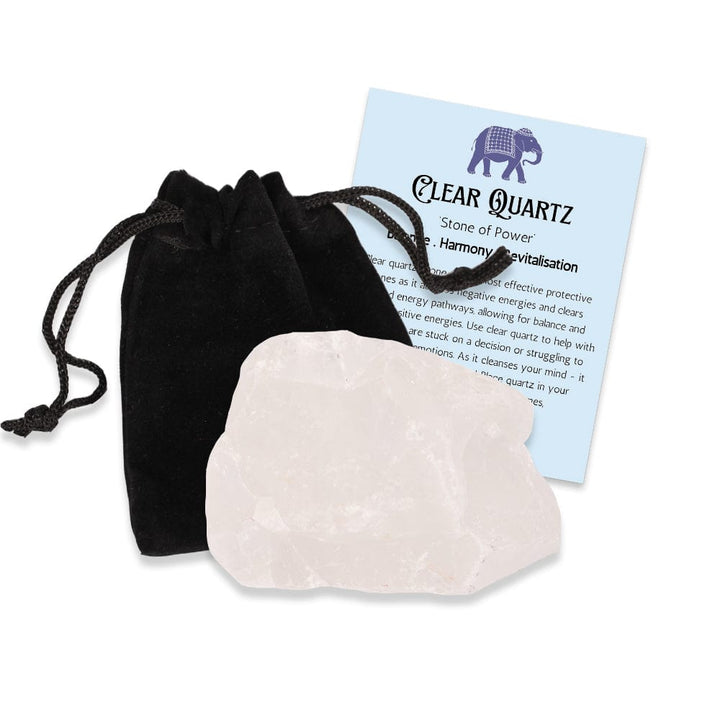 Clear Quartz Rough Crystal - Balance . Harmony . Revitalisation