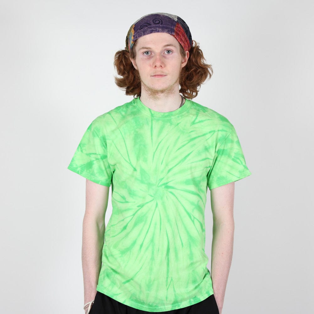 Green Tie Dye T Shirt