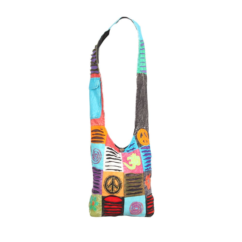 Patchwork Motif Shoulder Bag