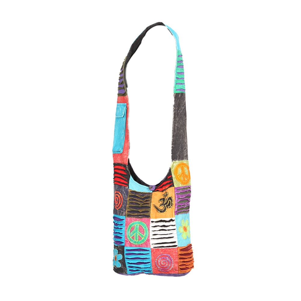 Patchwork Motif Shoulder Bag