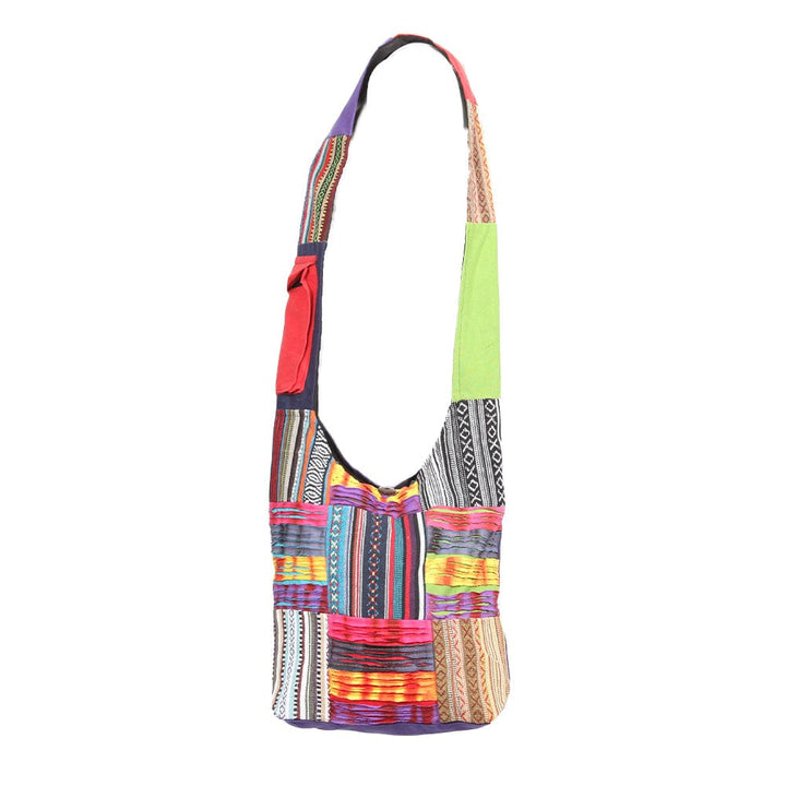 Patchwork Patterned Shoulder Bag