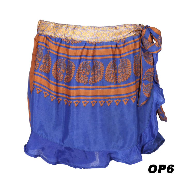 Upcycled Sari Skort