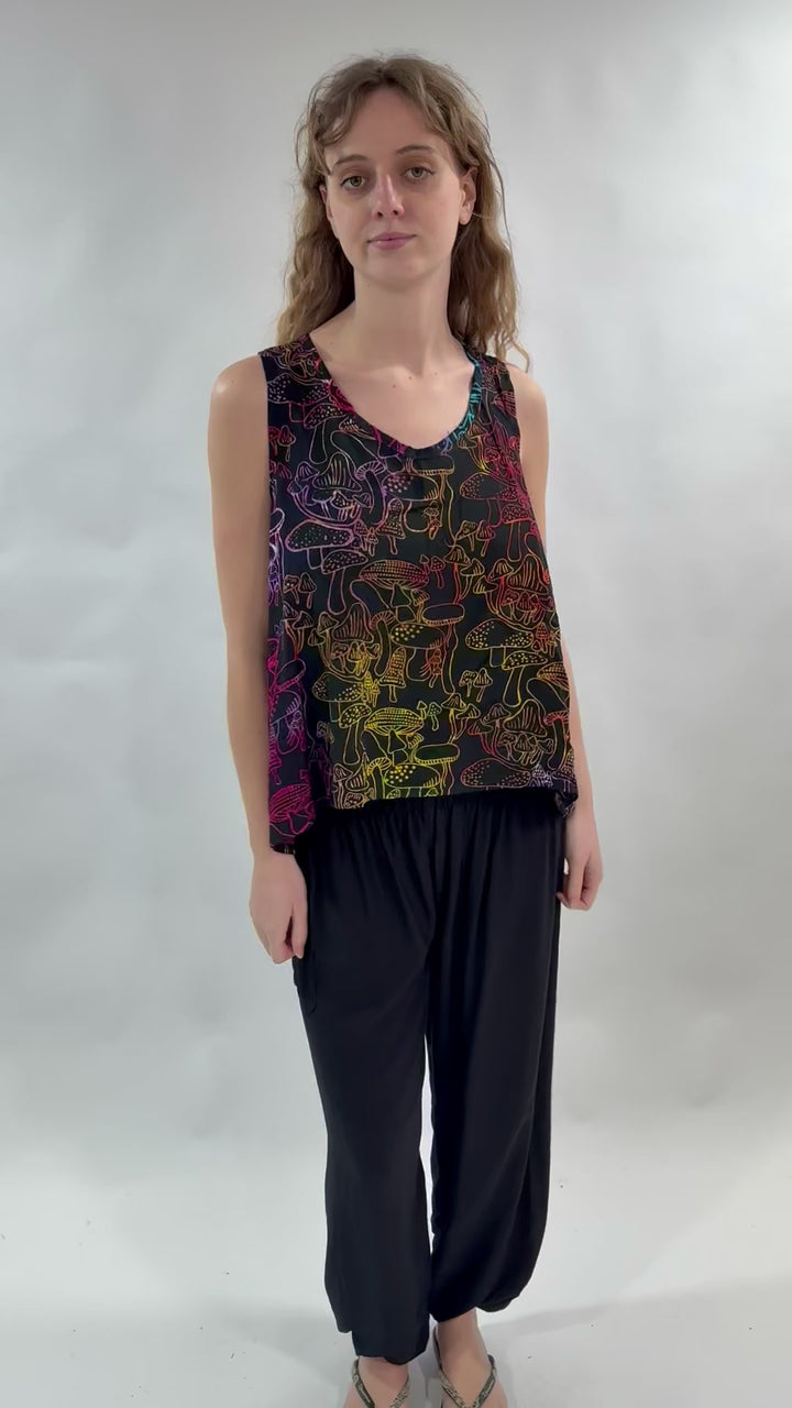 Mystic Mushroom Twist Back Top