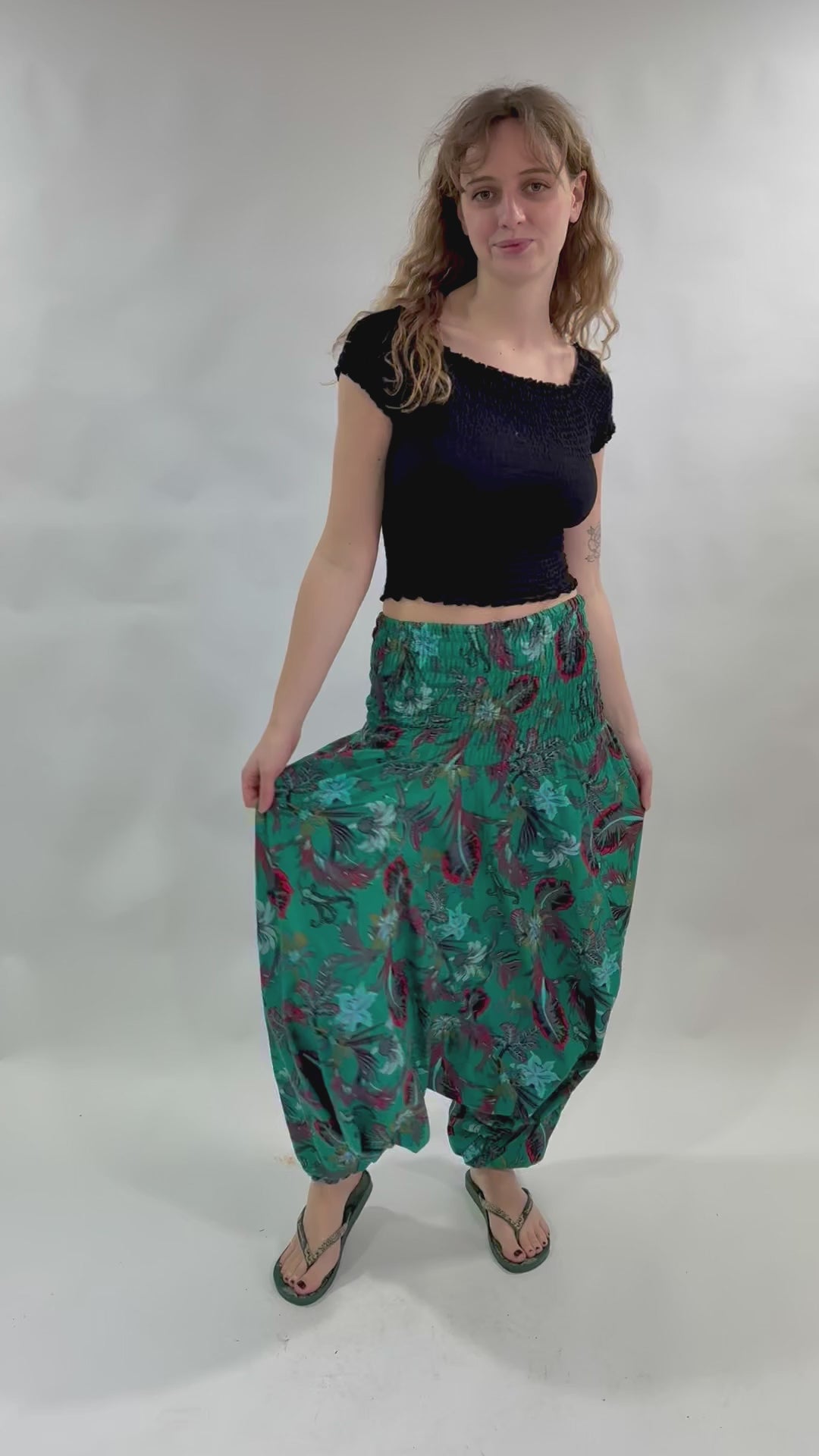 Indian Floral Harem Pants