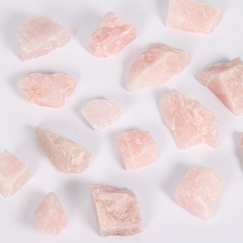 Rose Quartz Rough Crystal - Joy . Compassion . Sensuality