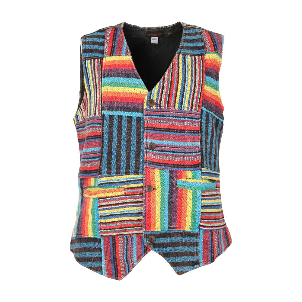 Cotton Patchwork Waistcoat