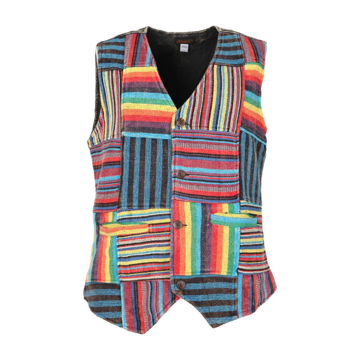 Cotton Patchwork Waistcoat