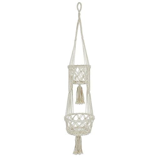 Double Macrame Plant Hanger