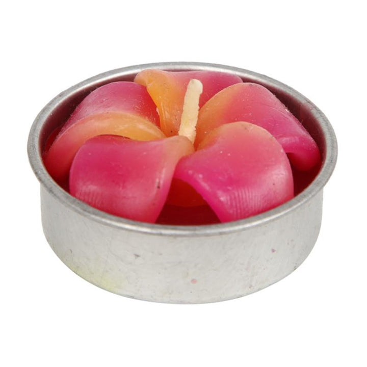 Scented Flower T-light Candle Set of 10