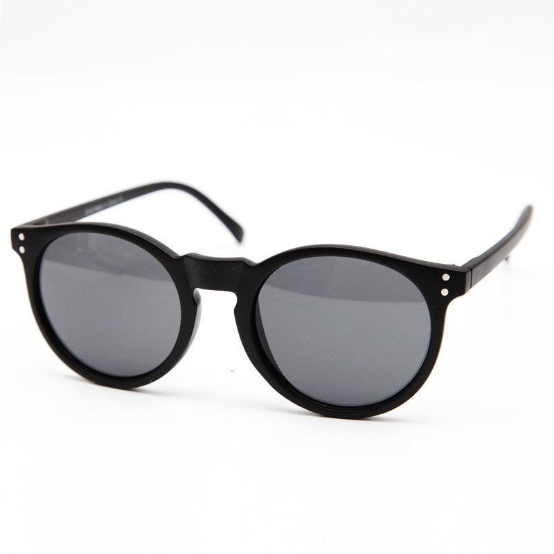 Men's Matte & Shine Round Sunglasses