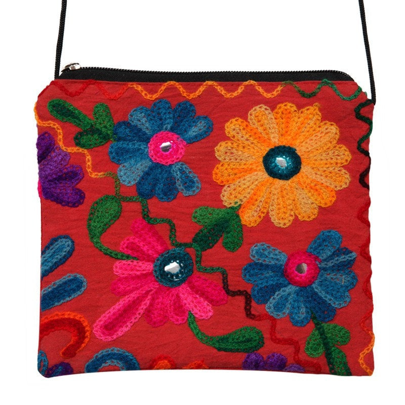 Kashmiri Embroidered Small Shoulder Bag – The Hippy Clothing Co.