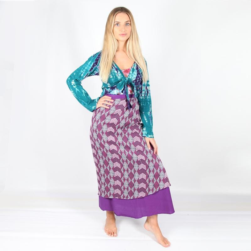 Long Wrap Skirt