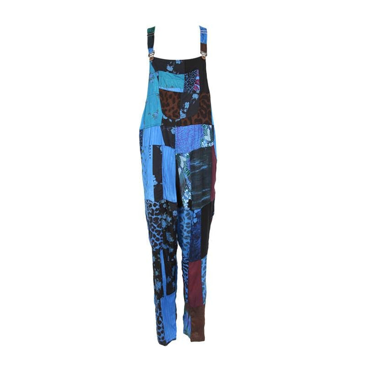 Men's Overdyed Patchwork Dungarees