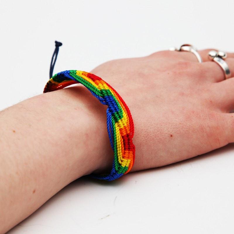 Rainbow Friendship Bracelet