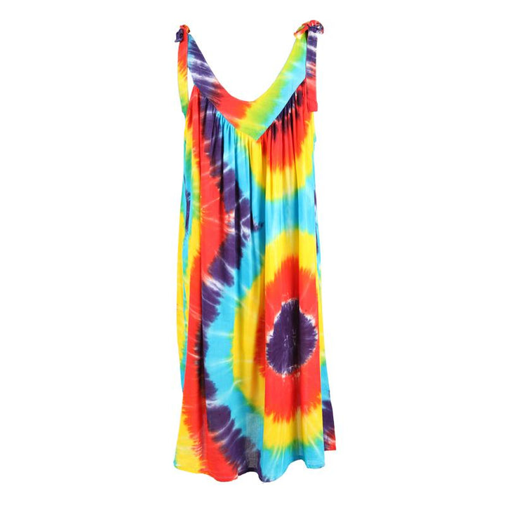 Rainbow Tie Shoulder Dress