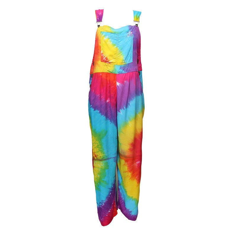 Men's Tie Dye Rainbow Dungarees...