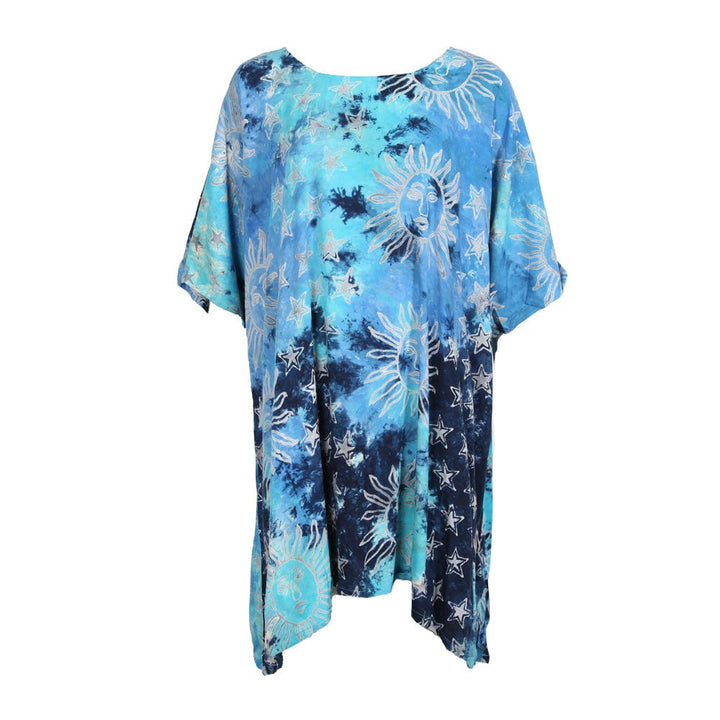 Tie Dye Celestial Short Kaftan..