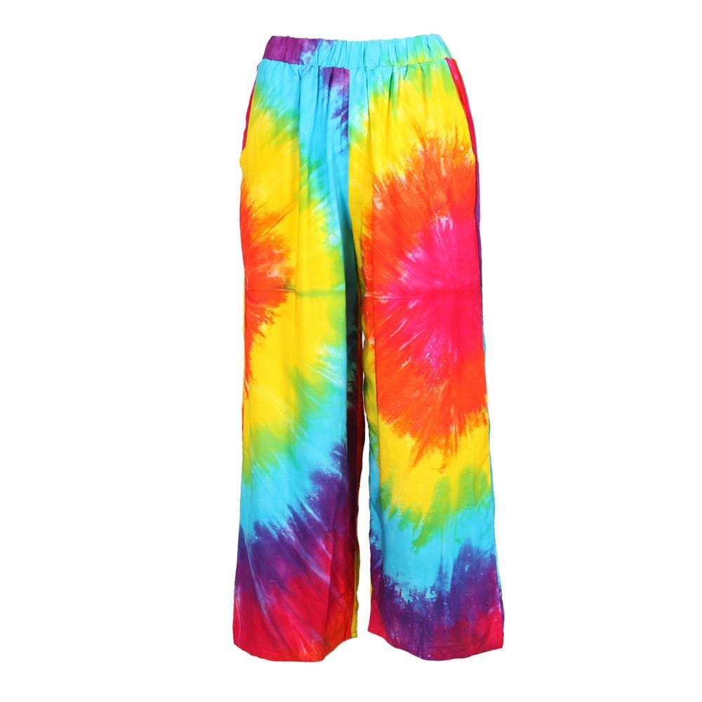 Cropped Tie Dye Trousers..