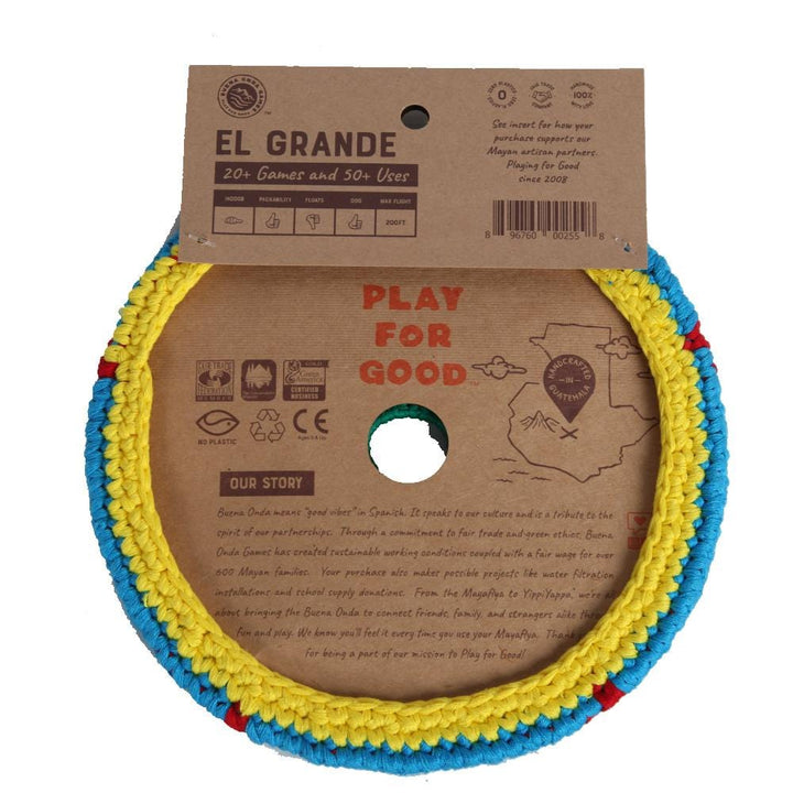 MayaFlya Flying Disc, El Grande Rainbow Swirl