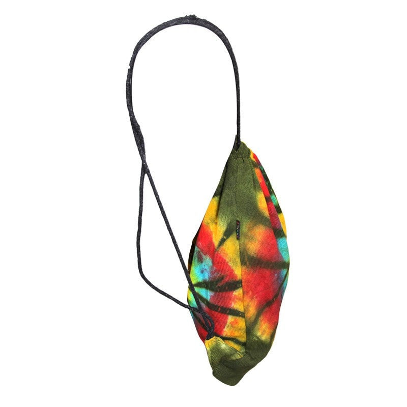 Grunge Tie Dye Drawstring Backpack