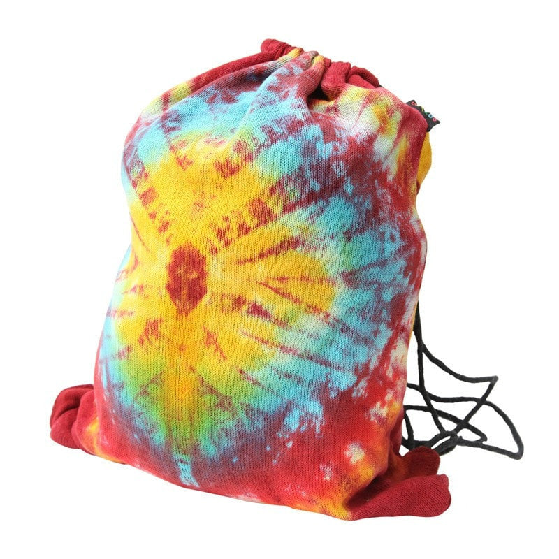 Tie Dye Drawstring Backpack