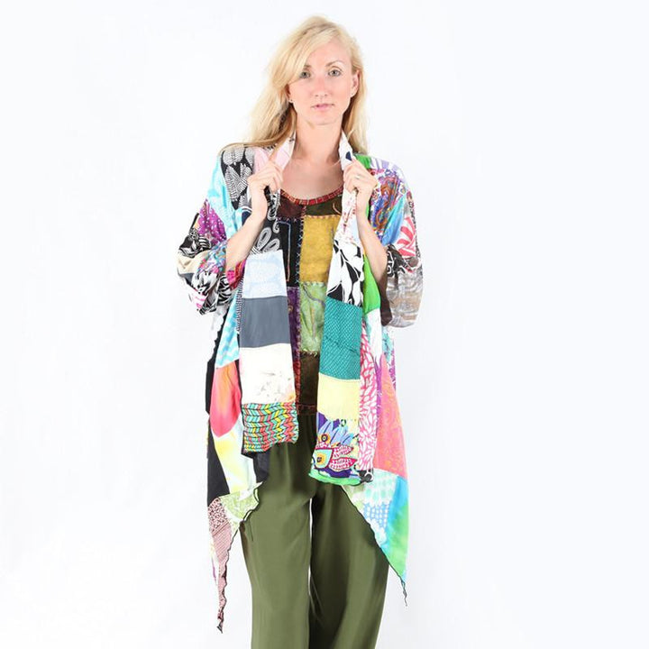 Patchwork Open Kimono