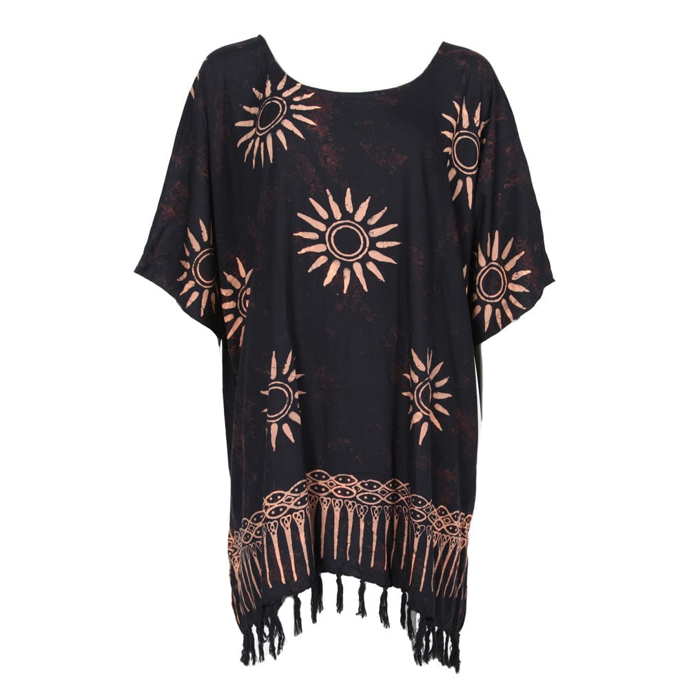 Batik Sun Pattern Kaftan