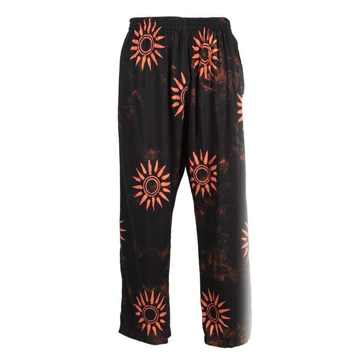 Men's Batik Sun Pattern Trousers