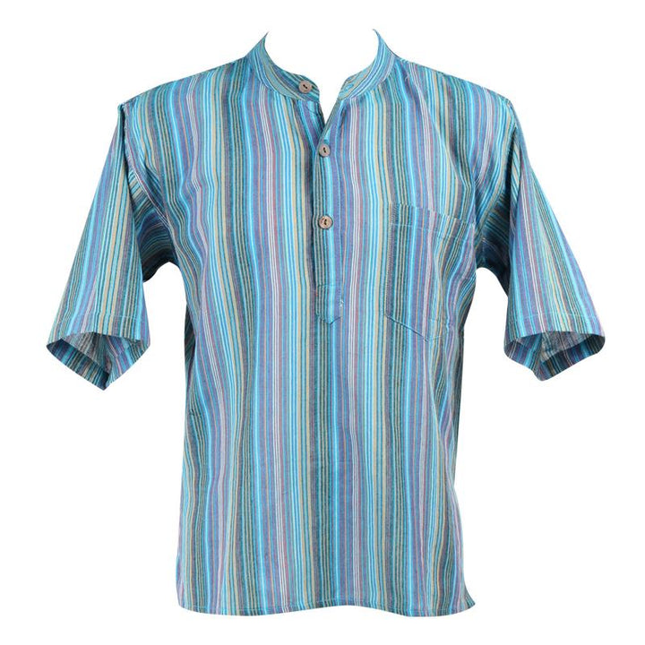 Men's Short Sleeve Grandad Shirts..