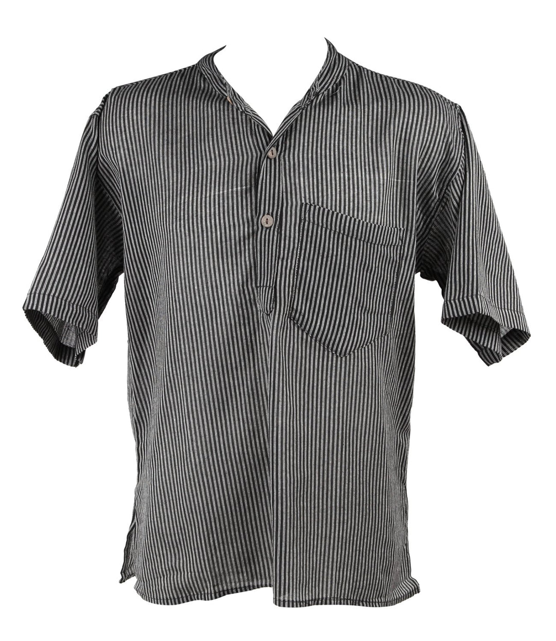 Men's Short Sleeve Grandad Shirts..