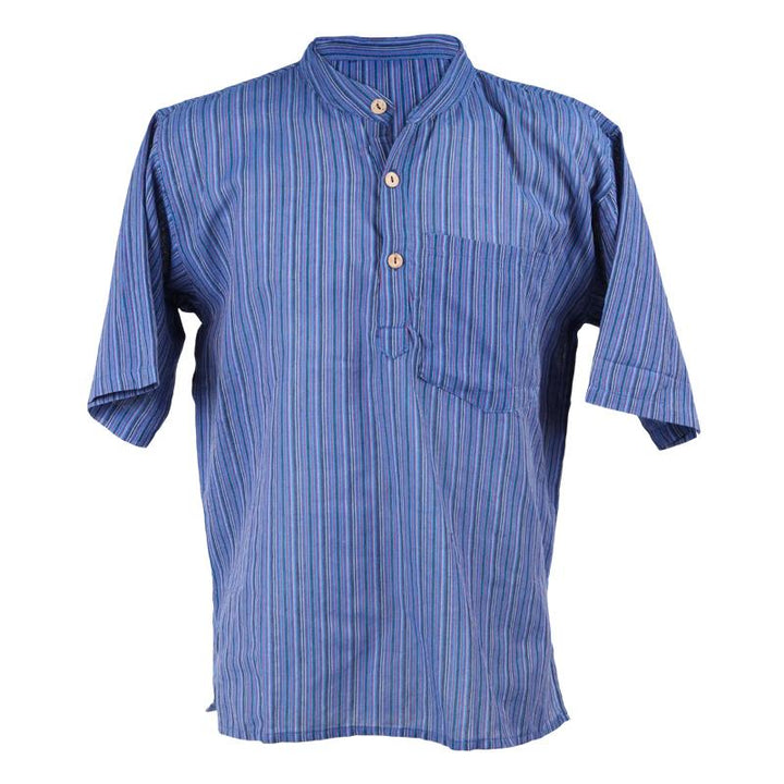 Men's Short Sleeve Grandad Shirts..