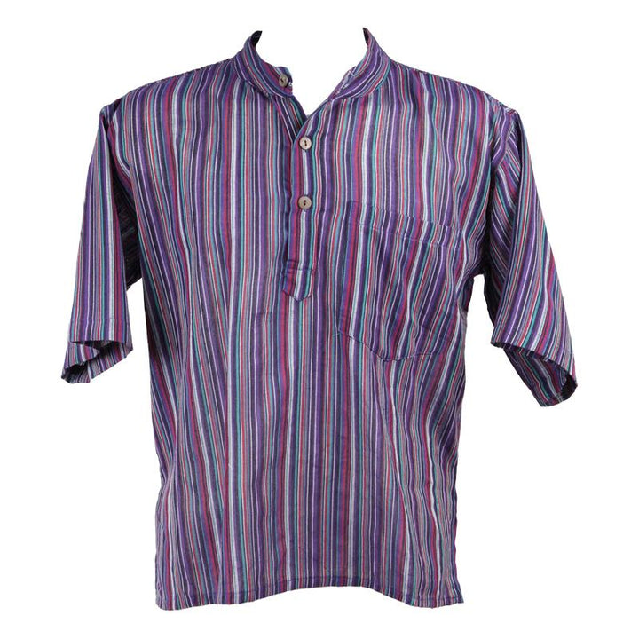 Men's Short Sleeve Grandad Shirts..