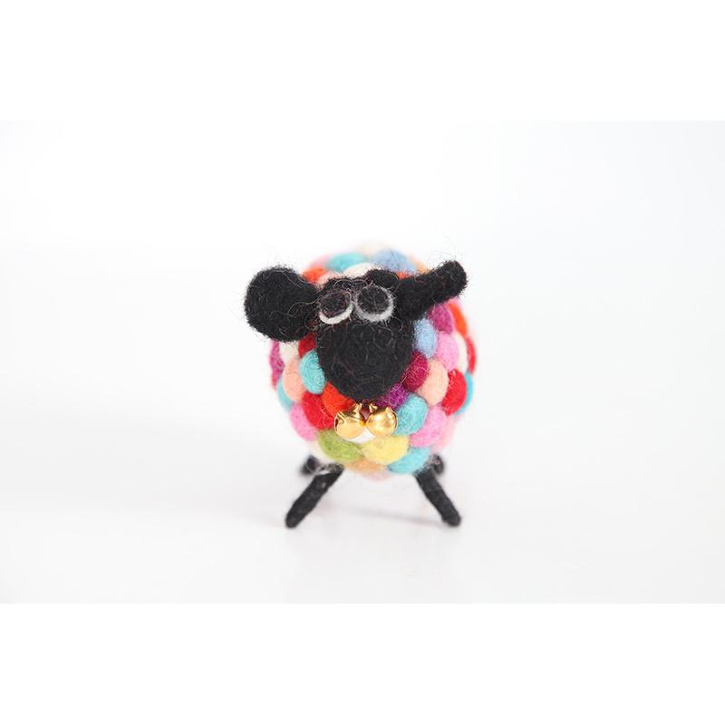 Colourful Felt Sheep