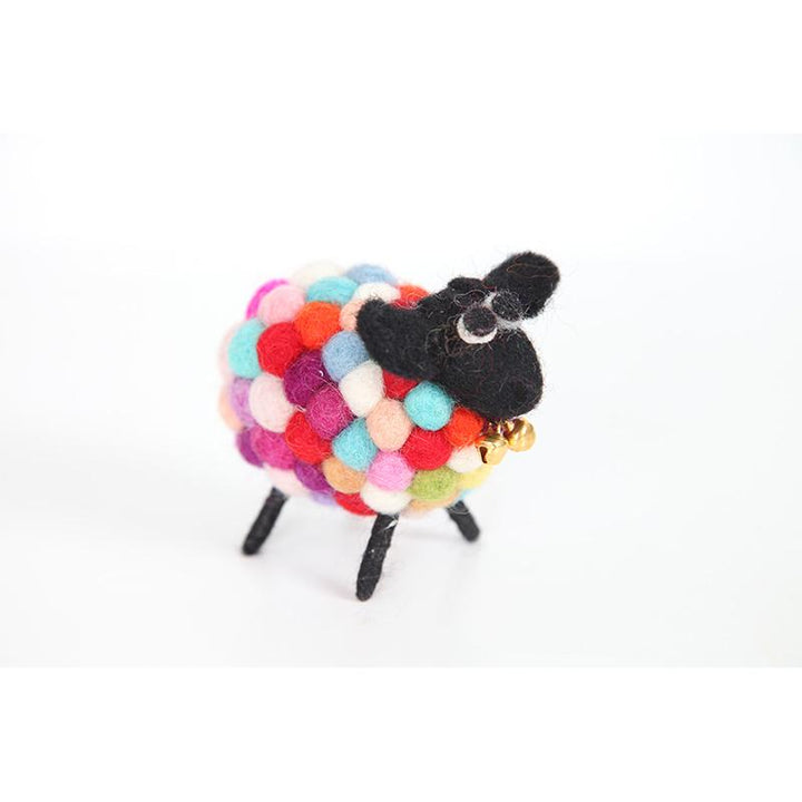 Colourful Felt Sheep