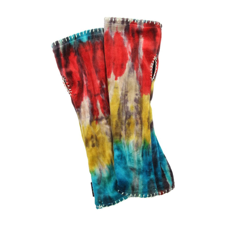 Tie Dye Velvet Wrist Warmers