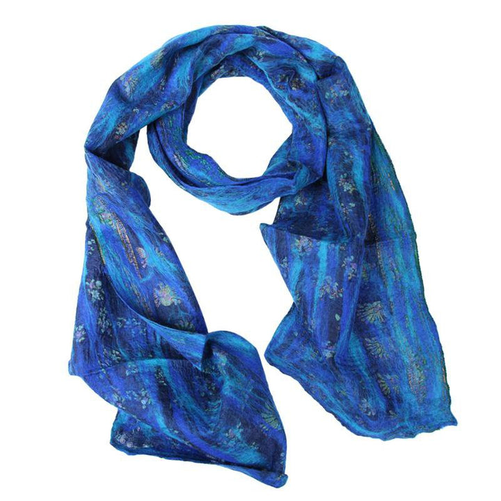 Felted Silk Scarves