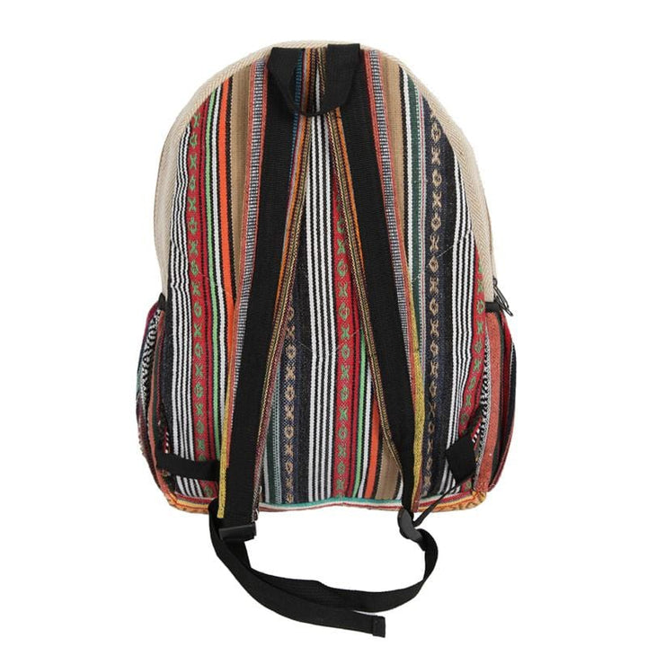 Patchwork Hemp Backpack