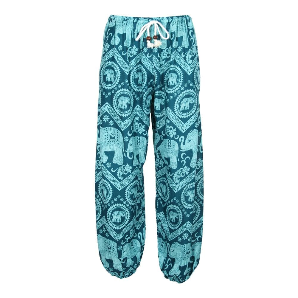 Men's Thai Print Elephant Joggers