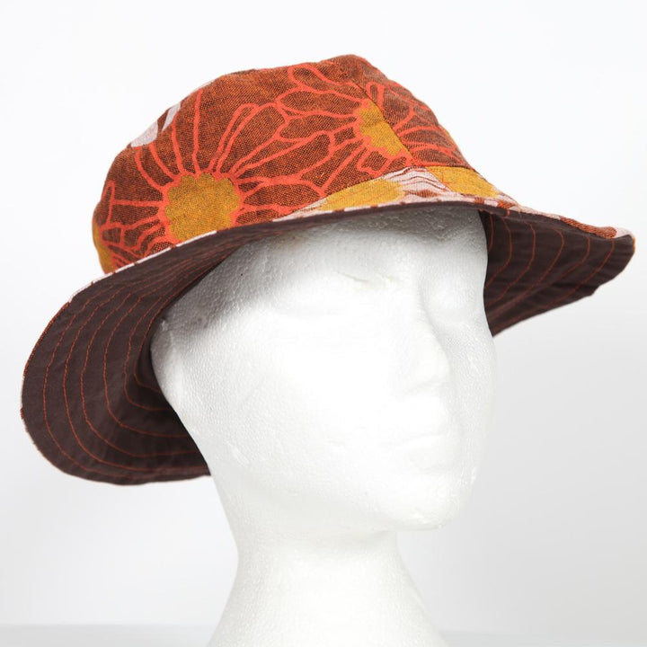 Printed Flower Bucket Hat