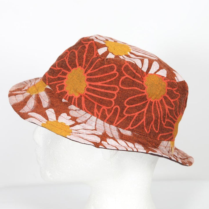 Printed Flower Bucket Hat