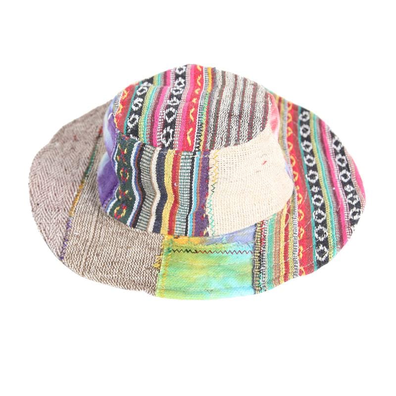 Hemp Patchwork Hat