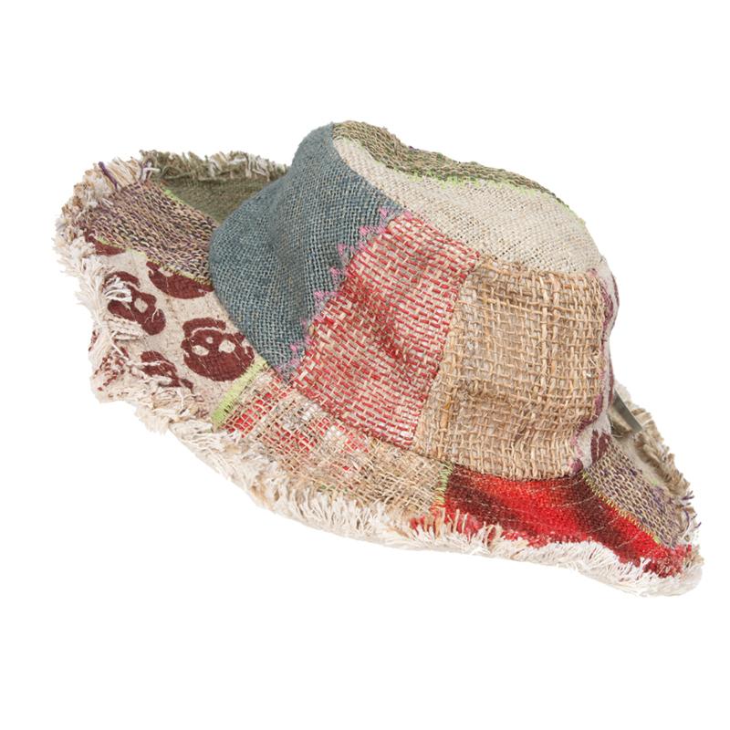 Hemp Patchwork Hat