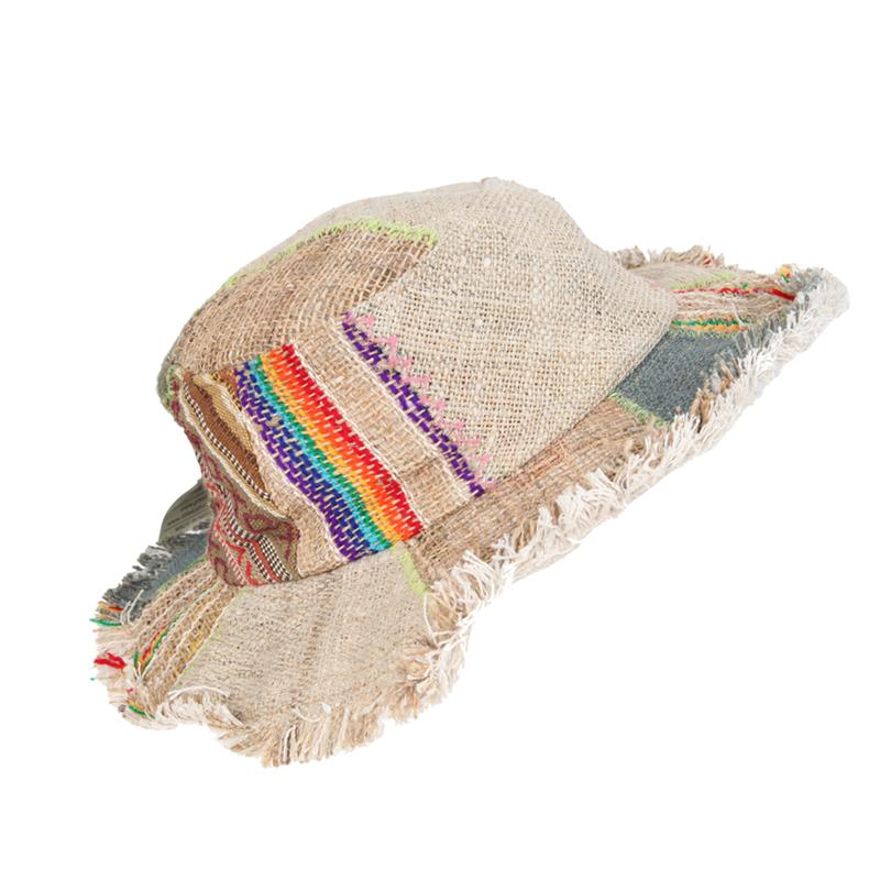 Hemp Patchwork Hat